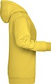 Dámska mikina s kapucňou James Nicholson sweat hoodie women, sv. žltá, veľ. XS