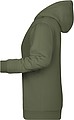 Dámska mikina s kapucňou James Nicholson sweat hoodie women, tmavozelená vojenská, veľ. M