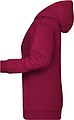 Dámska mikina s kapucňou James Nicholson sweat hoodie women, vínová, veľ. XXL