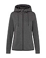 Dámska mikina STEDMAN RECYCLED SCUBA JACKET WOMEN, antracitový melír, S