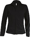 Dámska mikrofleecová mikina Kariban fleece jacket women, čierna, vel. L