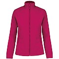 Dámska mikrofleecová mikina Kariban fleece jacket women, fuksiová, S