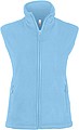 Dámska mikrofleecová vesta Kariban fleece vest women, sv. modrá, veľ. XXL