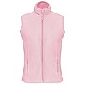 Dámska mikrofleecová vesta Kariban fleece vest women, svetlo ružová, veľ. 3XL