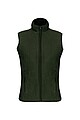 Dámska mikrofleecová vesta Kariban fleece vest women, tmavozelená vojenská, veľ. 3XL