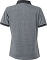 Dámska polokošeľa James Nicholson polo megange women, čierna/šedá, veľ. L