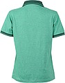 Dámska polokošeľa James Nicholson polo megange women, zelená/tmavozelená, veľ. M