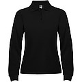 Dámska polokošeľa s dlhým rukávom, ROLY ESTRELLA, čierna, veľ. 3XL