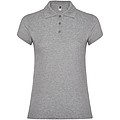 Dámska polokošeľa s krátkym rukávom, ROLY STAR, svetlo sivý melír, vel. 3XL