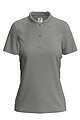 Dámska polokošeľa STEDMAN POLO WOMEN tmavo sivý melír XXL
