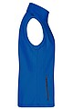 Dámska vesta James & Nicholson Promo softshell, modrá/morná modrá, veľkosť M