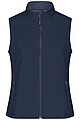 Dámska vesta James & Nicholson Promo softshell, námornícka modrá, veľkosť M