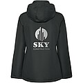 Dámska zateplená softshellová parka Roly Notus, veľkosť 3XL, tmavo sivá