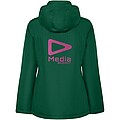 Dámska zateplená softshellová parka Roly Notus, veľkosť L, tmavozelená