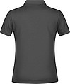 Dámske piqué polo James & Nicholson, antracitová, XL