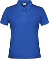 Dámske piqué polo James & Nicholson, kráľovská modrá, XS