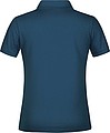 Dámske piqué polo James & Nicholson, petrolejová, XXL