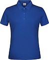 Dámske pique polo James & Nicholson, tmavomodrá kráľovská, XS