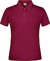 Dámske piqué polo James & Nicholson, vínová, XS