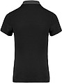 Dámske polotričko KARIBAN TWO-TONE JERSEY POLO SHIRT, čierna/tm.šedá, XS