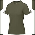 Dámske tričko Elevate Nanaimo, veľkosť XS, vojenská zelená - khaki