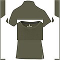 Dámske tričko Elevate Nanaimo, veľkosť XXL, vojenská zelená - khaki