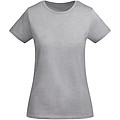 Dámske tričko s krátkym rukávom, ROLY BREDA, svetlosivá, veľ. 2XL