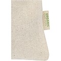 Darčekový sťahovací vrecúško z organického materiálu 15 x 10 cm, béžová