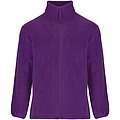 Detská fleecová celorozopínacia bunda, ROLY ARTIC, purpurová, vel. 10