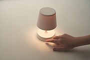 DIALUZ Dobíjacia výsuvná stolná USB lampa, biela