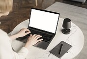 DIALUZ Dobíjacia výsuvná stolná USB lampa, čierna