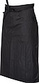 Dlhá čašnícka zástera, čierna