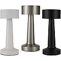 Dobíjacia stmievaťelná stolová lampa so 3 režimami svietenia, biela