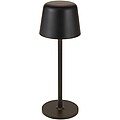 Dobíjacia stmievaťelná stolová lampa so 3 režimami svietenia, čierna