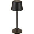 Dobíjacia stmievaťelná stolová lampa so 3 režimami svietenia, čierna