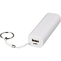 DORISA Powerbanka 1200 mAh s krúžkom na kľúče, biela