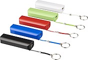 DORISA Powerbanka 1200 mAh s krúžkom na kľúče, biela