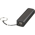 DORISA Powerbanka 1200 mAh s krúžkom na kľúče, čierna