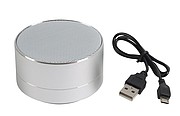 DRAKULA Bluetooth reproduktor s výkonom 3 W, strieborný
