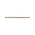 Drevená tesárska ceruzka s pravítkom, hnedá