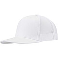 Drift Snapback šiltovka so 6 panelmi o gramáži 260 g/m2, biela