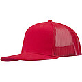 Drift Snapback šiltovka so 6 panelmi o gramáži 260 g/m2, červená