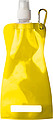 DUNCAN Rolovacia plastová fľaša s klipom, 420 ml, oranžová