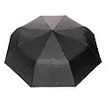 Dvojfarebný mini dáždnik Impact AWARE™ RPET 190T Pongee, tmavomodrá, priemer 97 cm