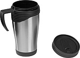 Dvojplášťový termohrnček z ušľachtilej ocele, 0,4 l, strieborná