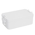 Dvojposchodový lunchbox 1000 + 1300 ml, biela