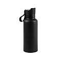 Dvojstenná fľaša na pitie 500ml, čierna