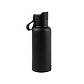 Dvojstenná fľaša na pitie 500ml, čierna