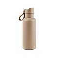 Dvojstenná fľaša na pitie 500ml, sivá