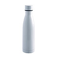 Dvojstenná fľaša na pitie s uzatvárateľným viečkom, 500ml, biela